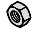 SCHROFF Hexagonal Nut, M2.5