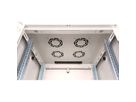 ROLINE 19-inch netwerkkast Basic 22 U, 600x600 BxD Glazen deur grijs