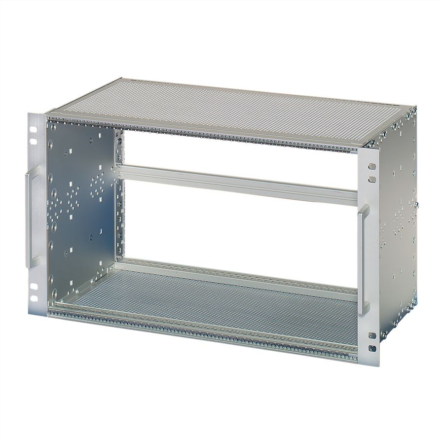 SCHROFF EuropacPRO 19" Subrack Kit for Railway, Shielded, EN 50155, CompactPCI, 3 U, 84 HP, 235 mm