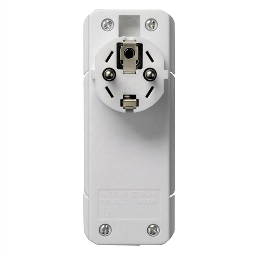 BACHMANN SMART PLUG earthing contact mounting plug, white