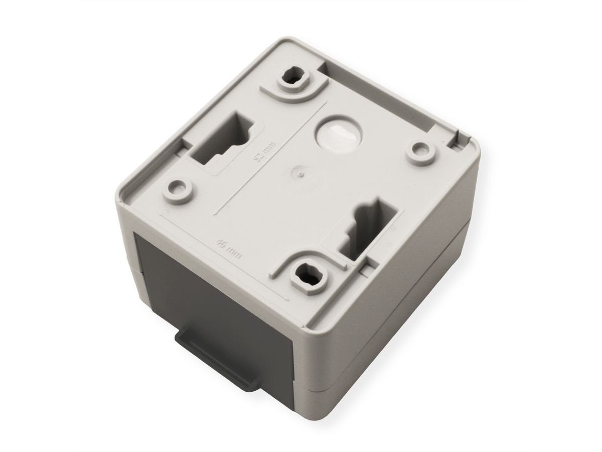 EasyLan preLink / fixLink Opbouw doos grijs