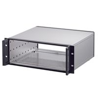 SCHROFF RatiopacPRO 19" Rack Mount Case, Retrofittable Shielding With Handles, 2 U, 84 HP, 315 mm