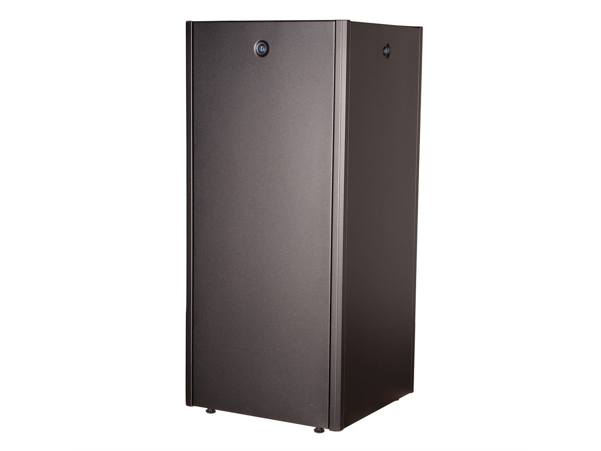 ROLINE 19-inch network cabinet Basic 26 U, 600x800 WxD glass door black
