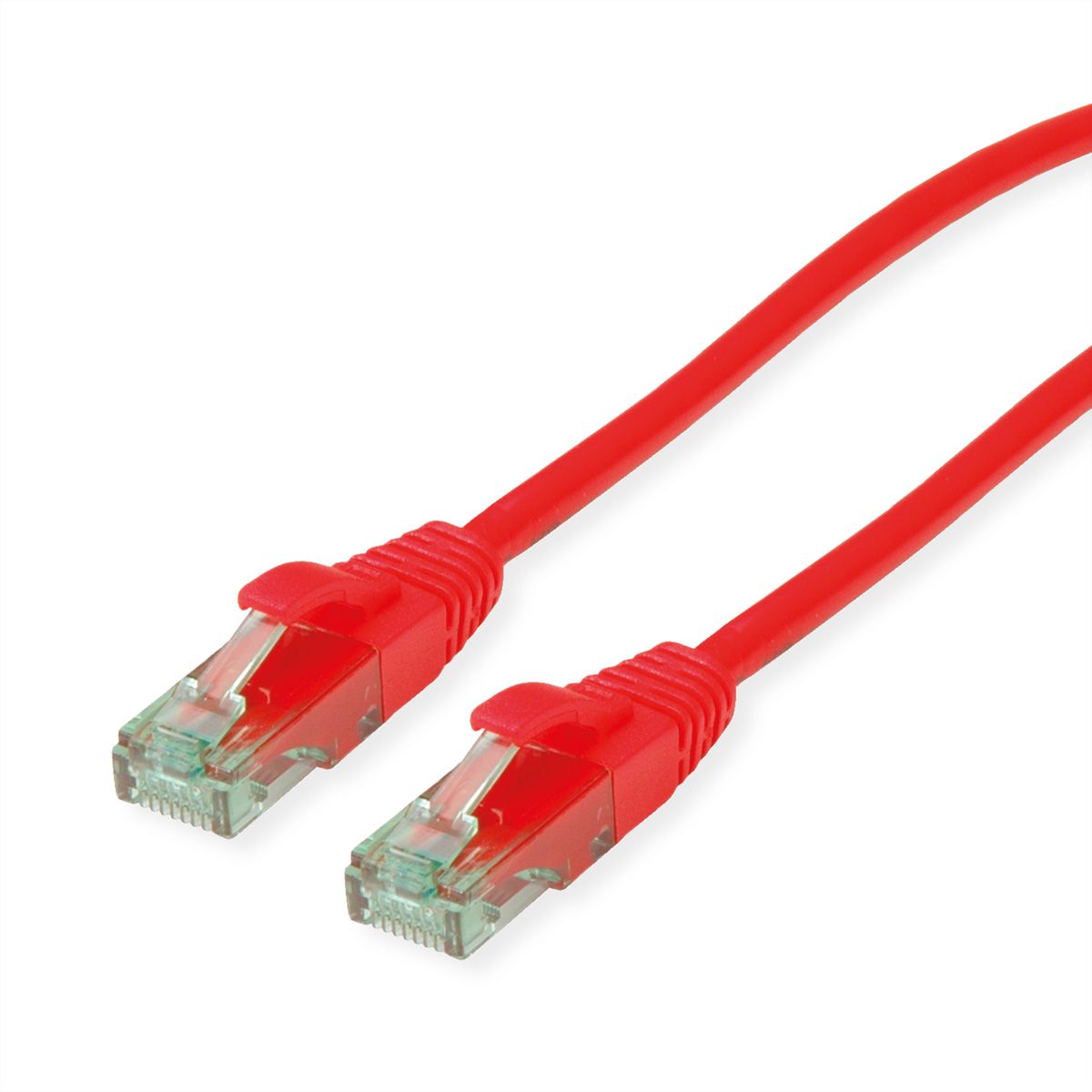 ROLINE RM Patchkabel Cat.6A UTP, rood, 2 m