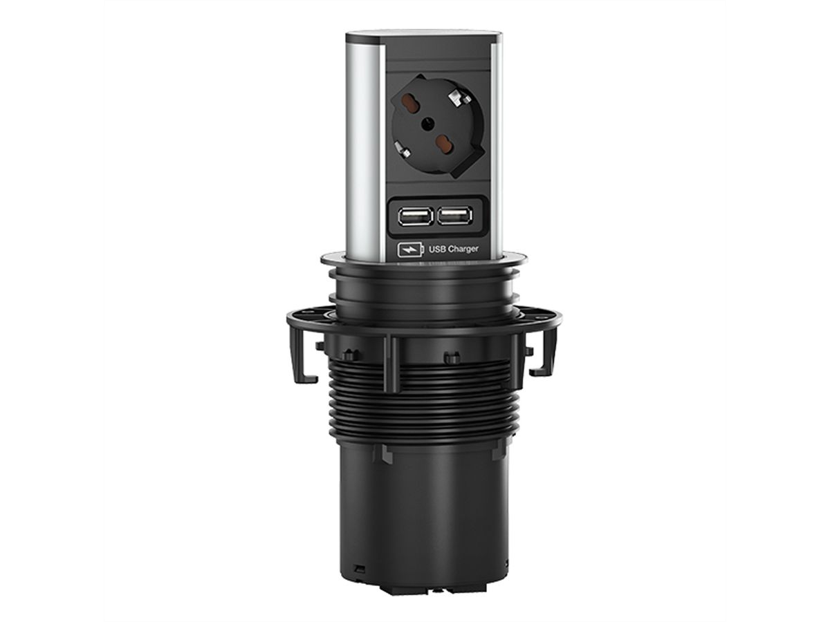 BACHMANN ELEVATOR 1xP40, USB Charger, Power 2.0m AEH Italia