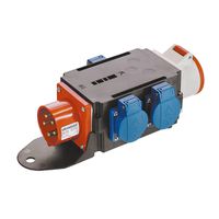 BACHMANN CEE adapter 16A 400V, 1x16A 5p400V 1 earthing contact