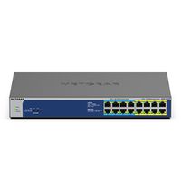 NETGEAR GS516UP Unmanaged Gigabit Ethernet (10/100/1000) Power over Ethernet (PoE) Grijs