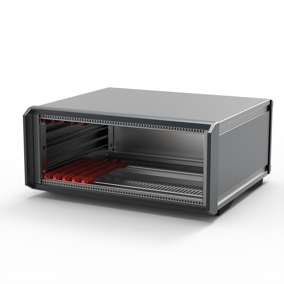 SCHROFF PropacPRO Complete Desktop Case, Shielded, 3 U, 63 HP, 266 mm