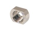 SCHROFF Sleeves for M2.5, Brass Nickel-Plated, 10 pcs