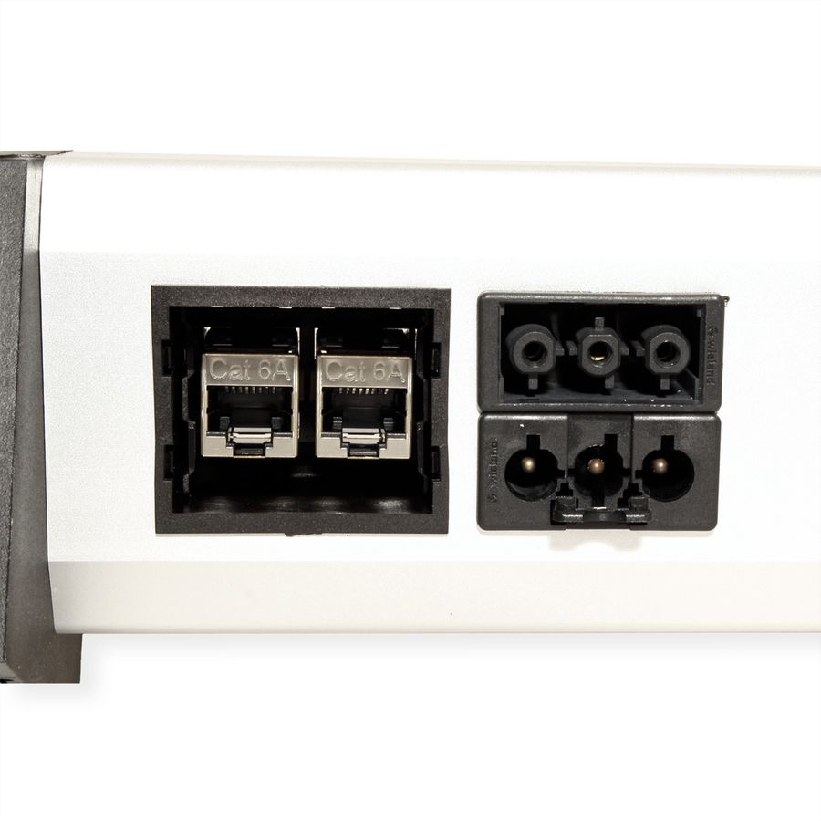 BACHMANN DESK 3x geaard contact, 2x CAT6