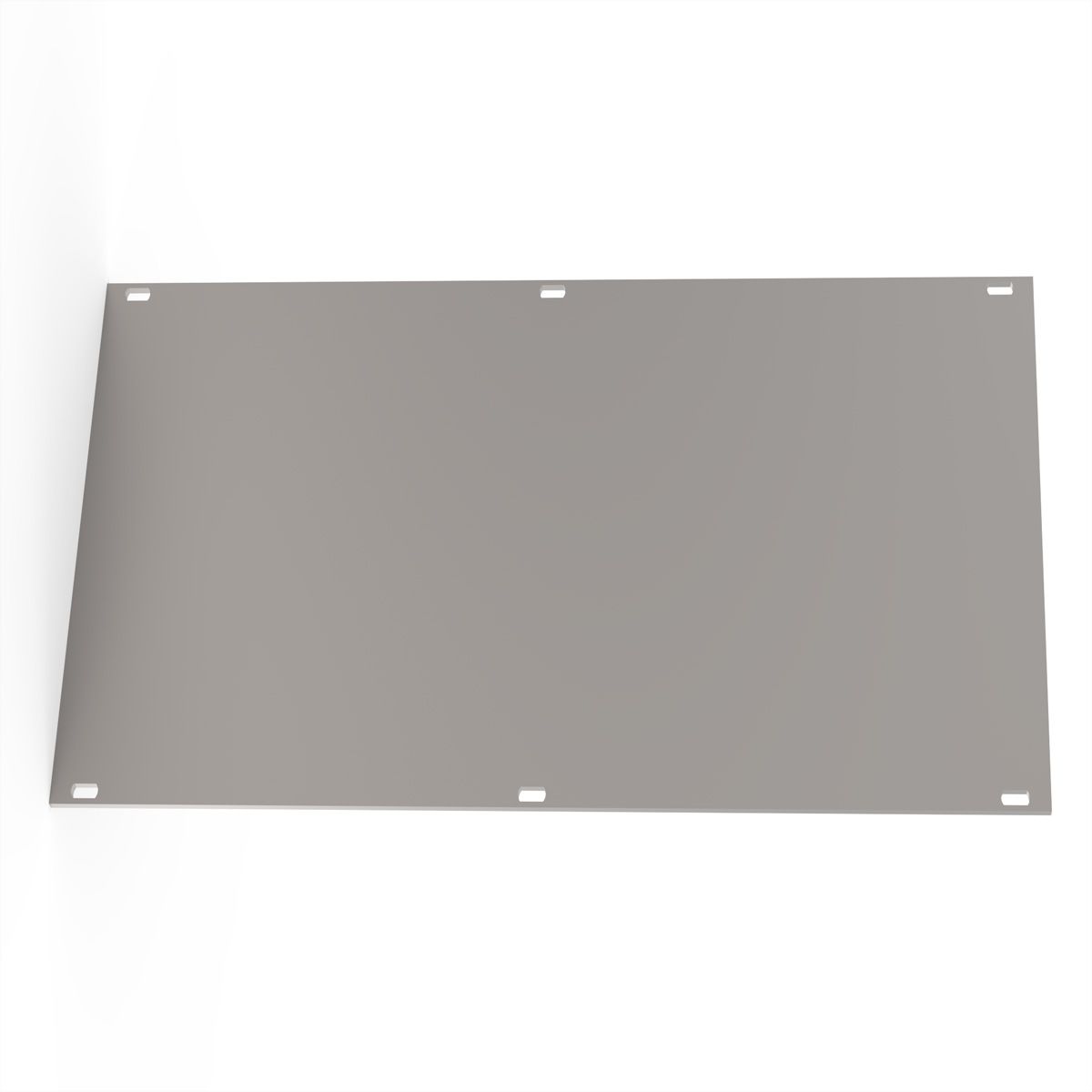 SCHROFF Front Panel, U-profile, Refrofit Shielding, 3 U, 42 HP, 2.5 mm, Al, Front Anodized, Rear Conductive
