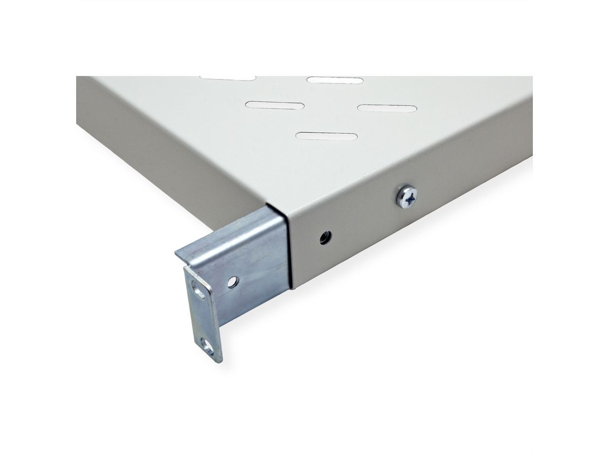 ROLINE 19-inch plank 1 U, 550 mm diep 50 kg grijs