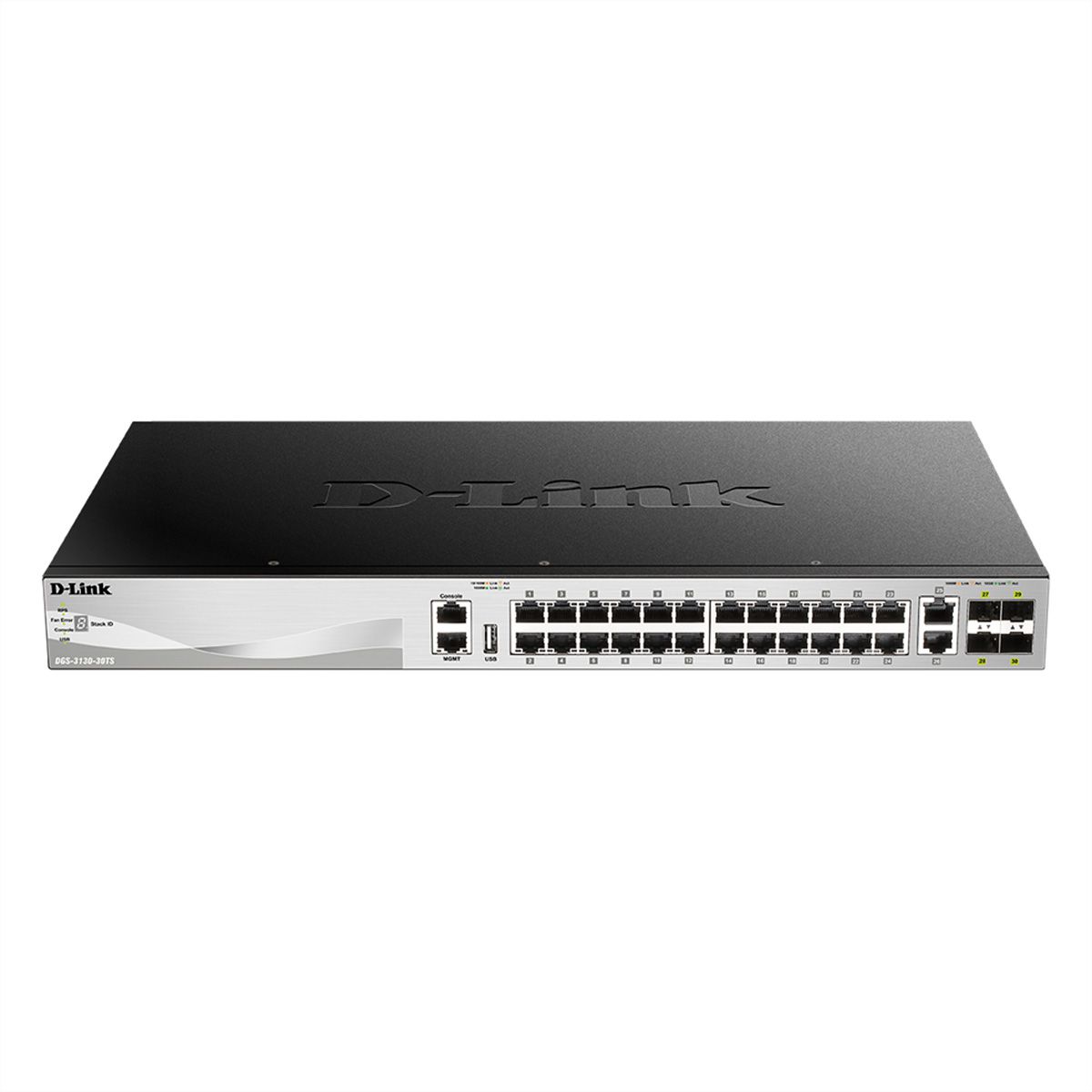 D-Link DGS-3130-30TS/E 30-poorts switch, Layer 3 Gigabit Stack (SI)
