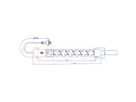BACHMANN PRIMO2 6xCEE7/3 1xoverspanningsbeveiliging met lus 2,0m CEE7/7