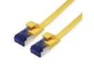 VALUE FTP Patch Cord, Cat.6A (Class EA), extra-flat, yellow, 2 m