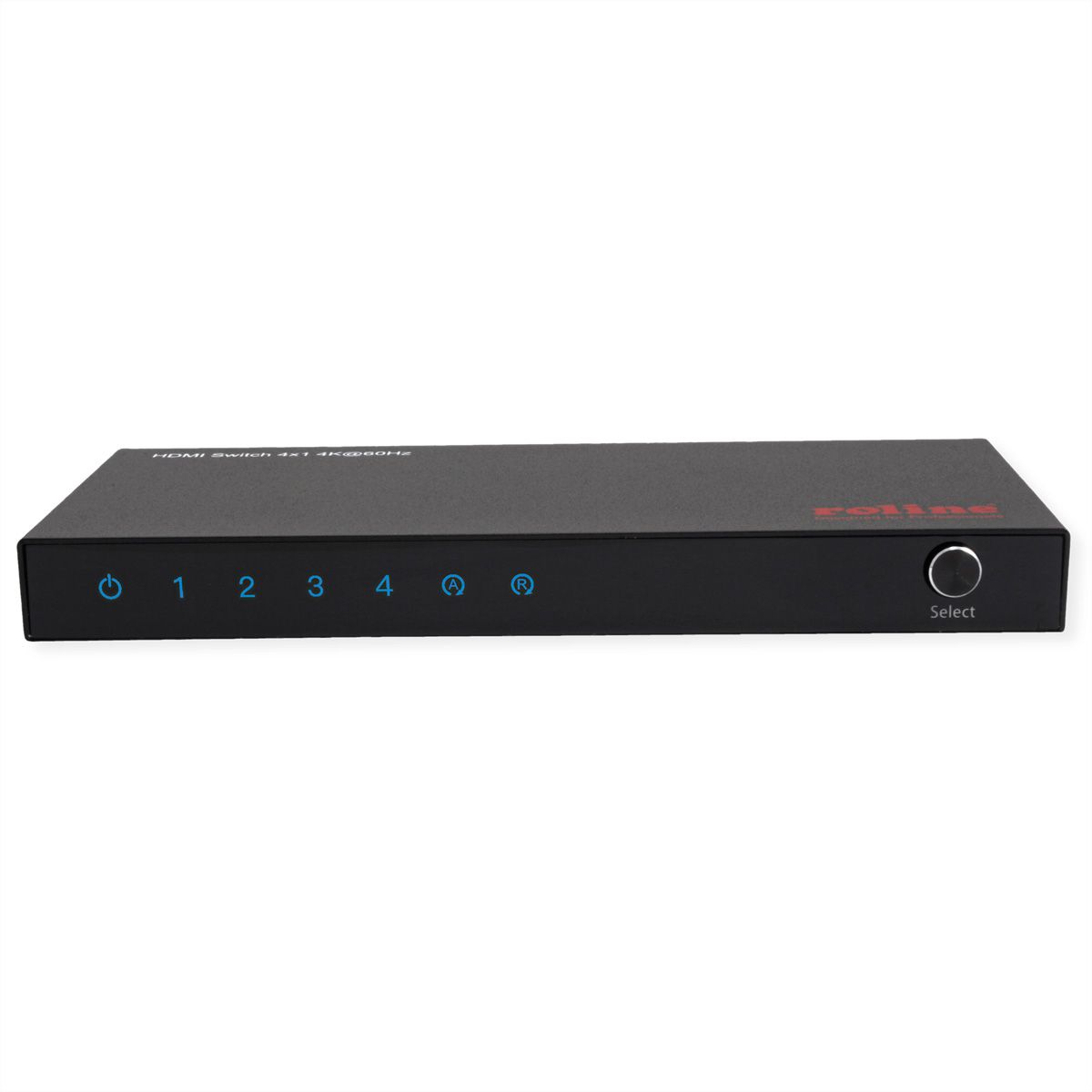 ROLINE HDMI Switch, 4x1, 4K60Hz, with Remote Control