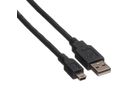 ROLINE USB 2.0 Kabel, type A - 5-Pin Mini, zwart, zwart, 1,8 m