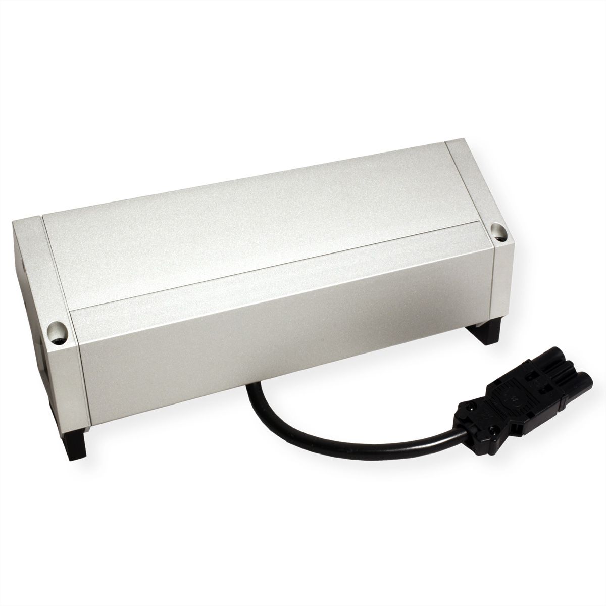 BACHMANN DESK2 2x earthing contact 1x USB charger 1x ABD, GST18 Inox