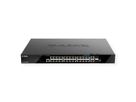 D-Link DGS-1520-28MP/E 28-Poorts Smart Managed PoE+ Gigabit Stack Switch , 4x 2.5 GE, 4x 10G