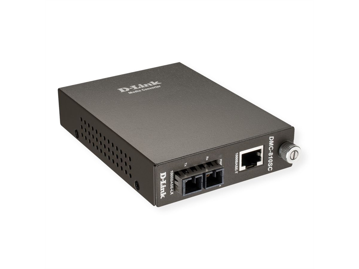 D-Link DMC-810SC/E Gigabit Ethernet-converter, 1000 Mbps TP tot 1000 Mbps LX