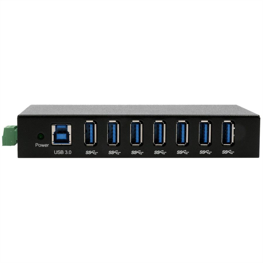 EXSYS EX-11237HMS-2 7 Port USB 3.2 Gen 1 HUB Din-Rail Kit