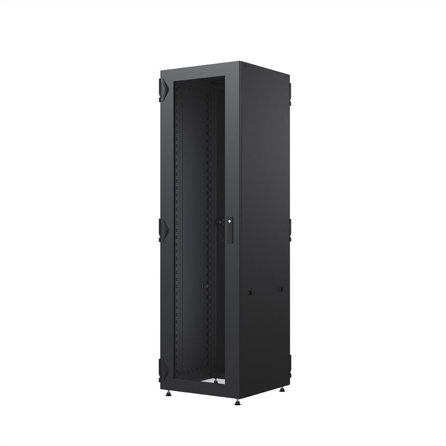 SCHROFF Varistar CP IP 20 Cabinet, Glass Front Door, Steel Rear Door, 38 U 1800H 600W 600D