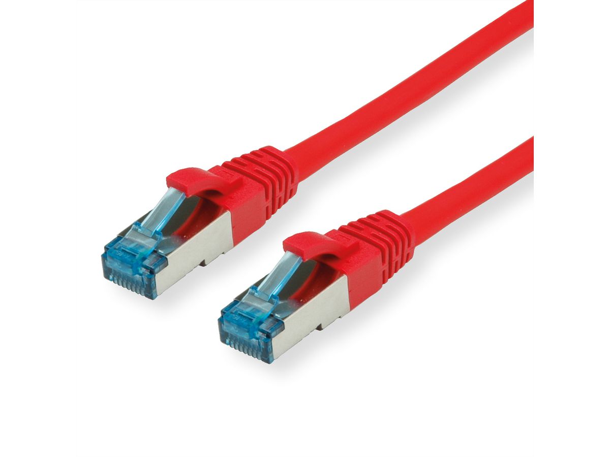 VALUE Patchkabel Kat.6A (Class EA) S/FTP (PiMF), LSOH, rood, 2 m