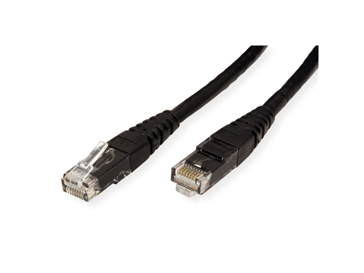 ROLINE UTP Patch Cord, Cat.6 (Class E), black, 5 m