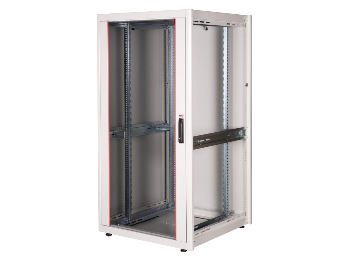 ROLINE 19-inch netwerkkast Basic 32 U, 800x800 BxD Glazen deur grijs