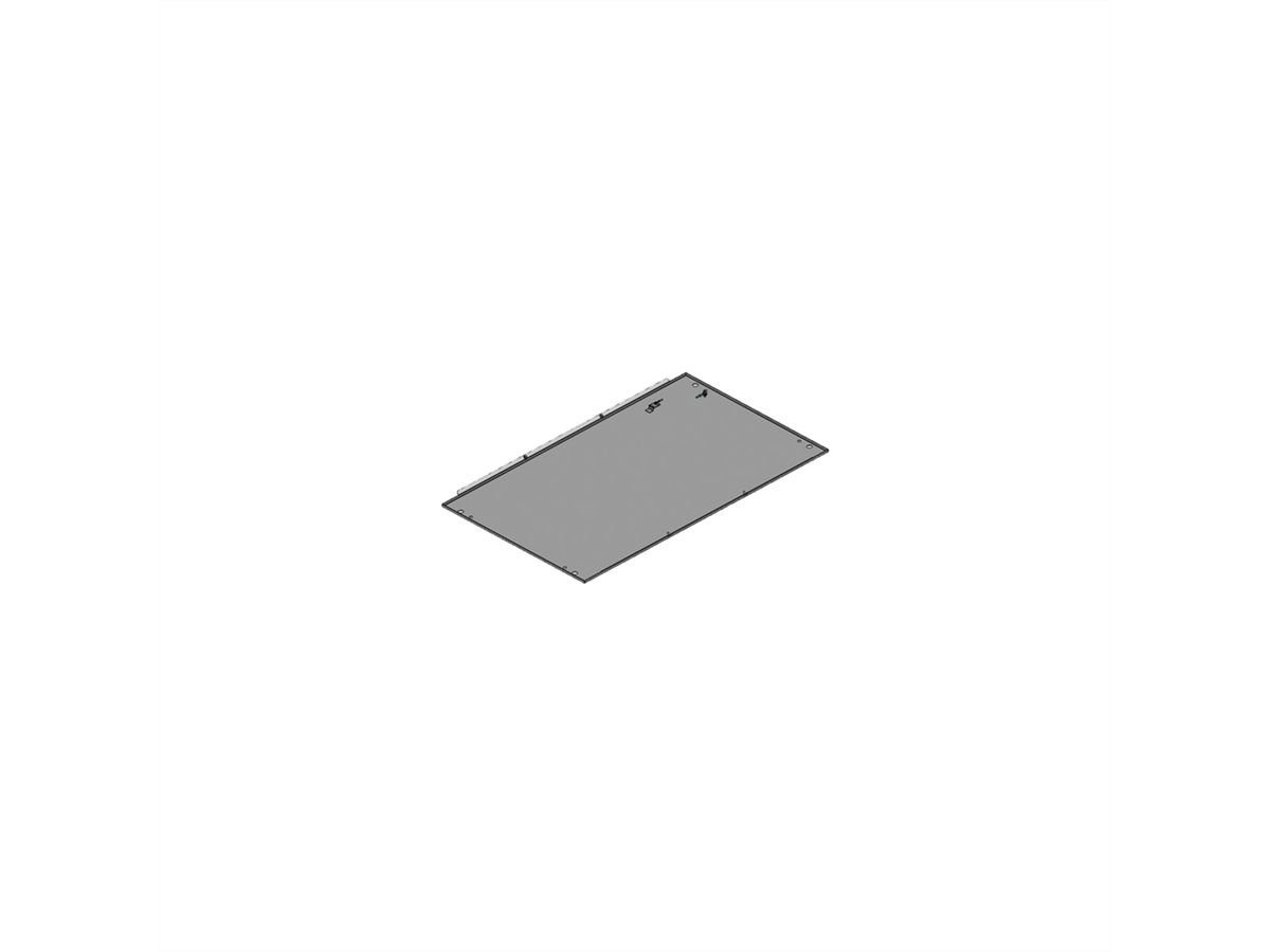 SCHROFF Varistar Grondplaat, eendelig, gesloten, 800W 1000D