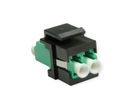 ROLINE Fiber Optic Keystone Jack, LC/LC Duplex, Singlemode, OS2, APC