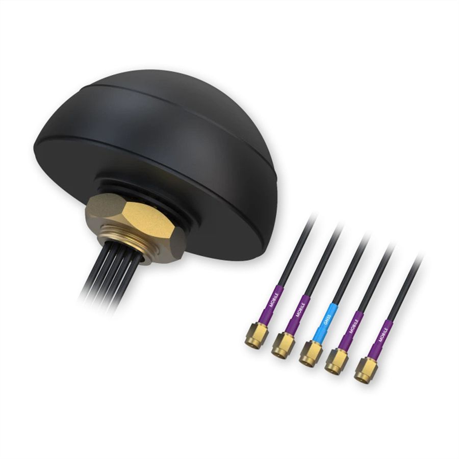 TELTONIKA PR1KCL28, COMBO QUAD MOBILE/GNSS roof SMA antenna
