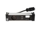 BACHMANN POWER FRAME S 1xUTE 1xCM 1xUSB A/C 22W 0.2m GST18