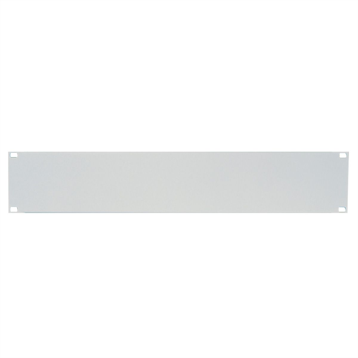 19"-Blindplatte 3 HE, Stahlblech, grau