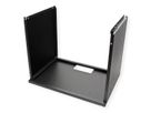 ROLINE 19-inch wandbehuizing Basic 9 U , 540x400 BxD Bouwpakket zwart