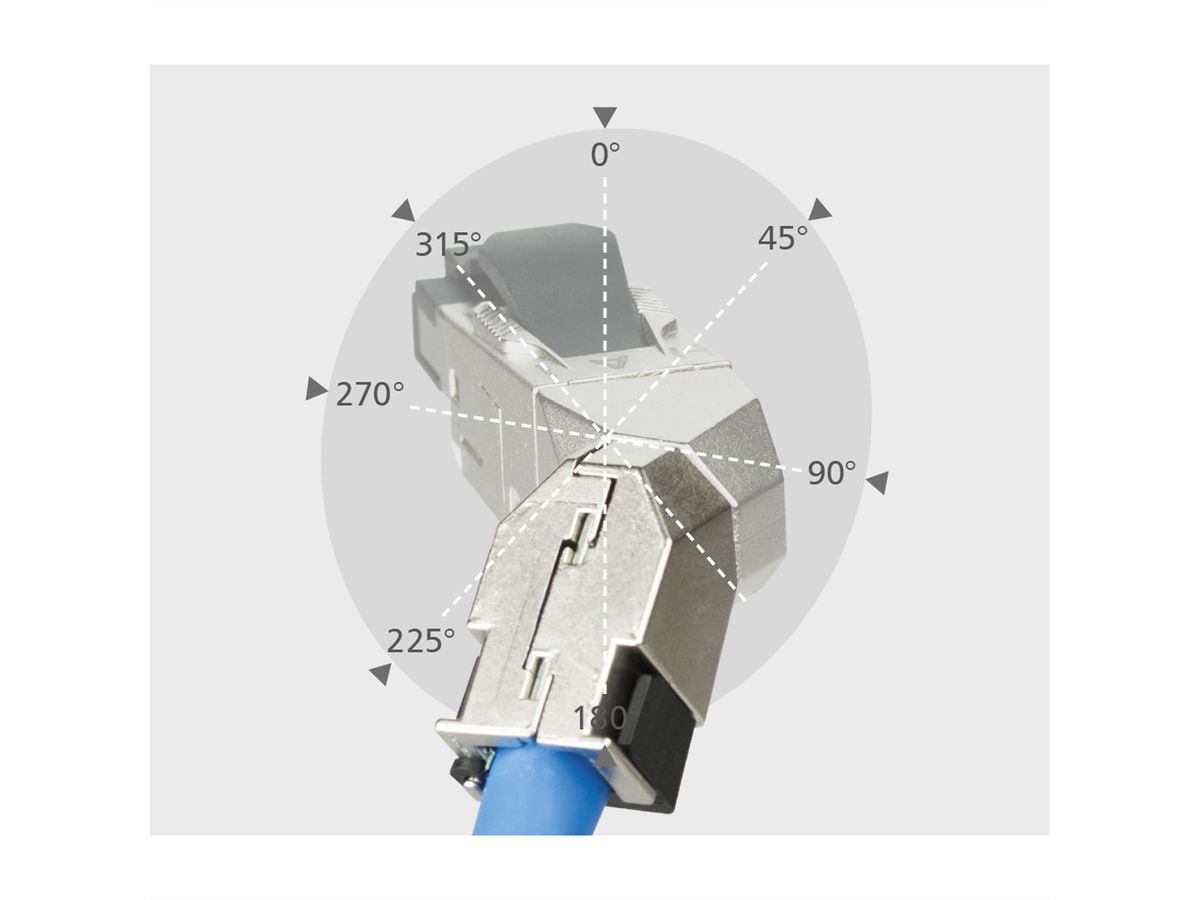 METZ CONNECT 25G RJ45 veld connector pro 360