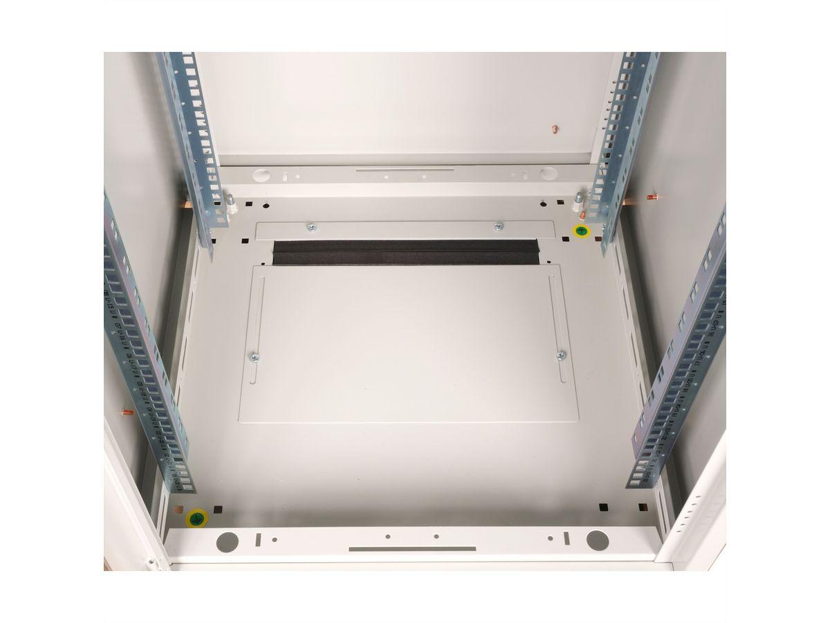 ROLINE 19-inch netwerkkast Pro 22 U, 600x600 BxD Glazen deur grijs