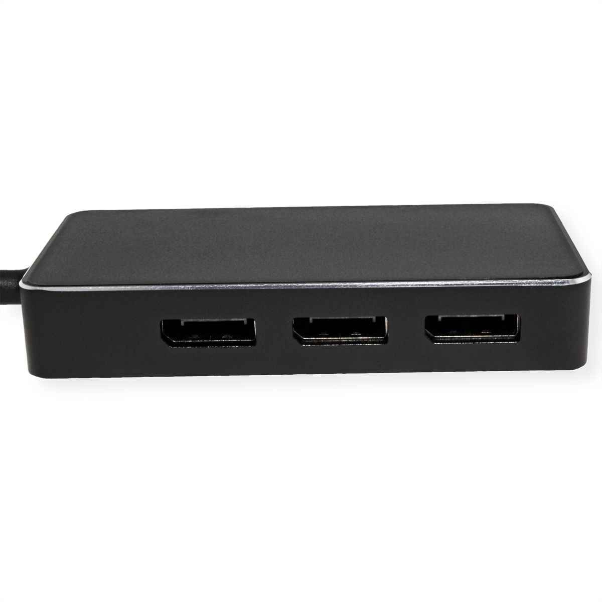 VALUE USB Type C -DP Multistream Adapter, 3x DP, 4K, M/F