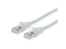 DÄTWYLER Patchkabel Kat.6A (Class EA) S/FTP, CU 7702 flex LSOH, AMP v2, gekreuzt, grau, 3 m