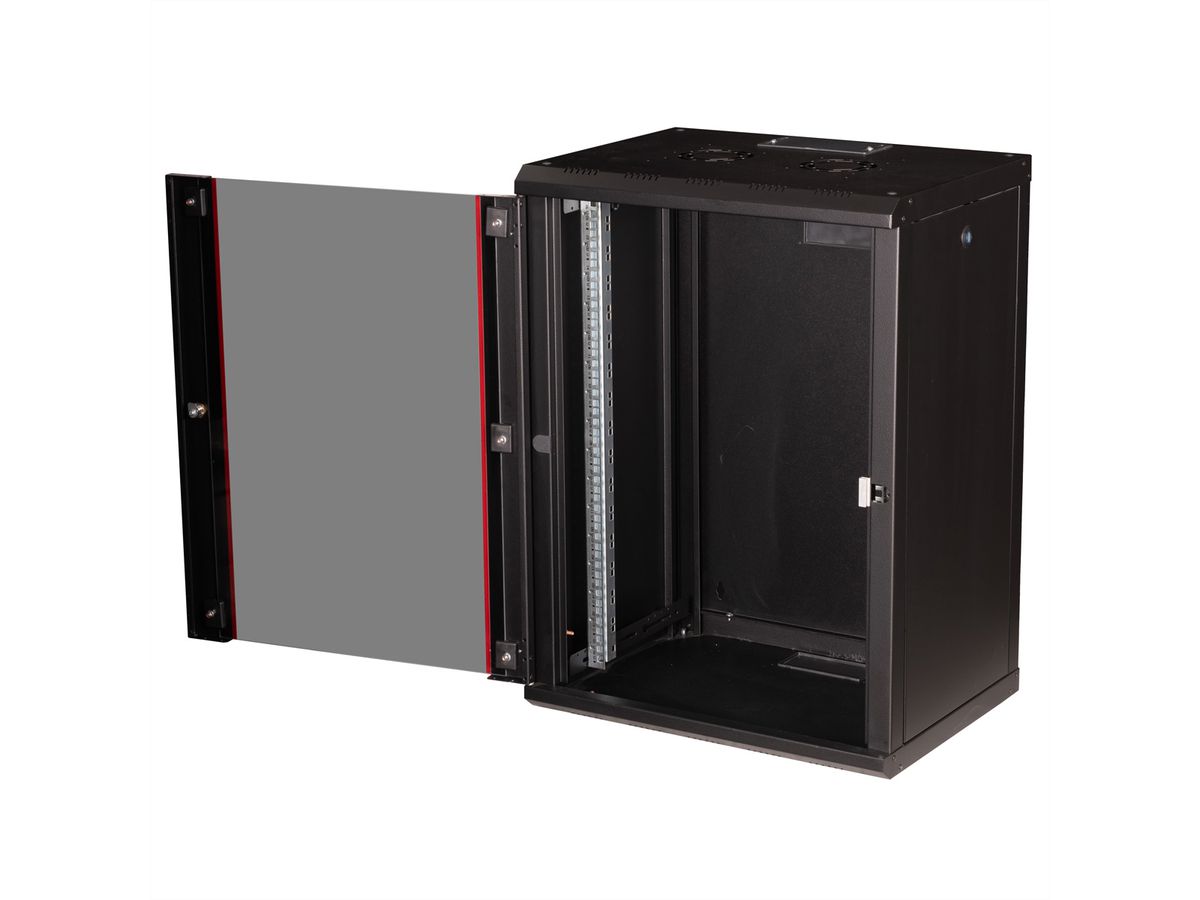 ROLINE 19-inch wandbehuizing Pro 16 U, 600x450 BxD zwart