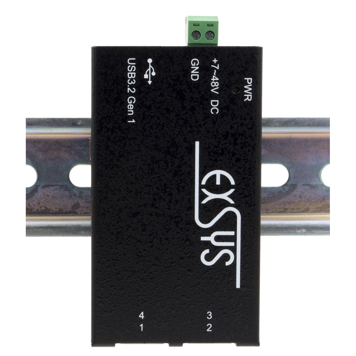 EXSYS EX-1181HMS 4 Port USB  3.2 Gen1 HUB mit15KV ESD Überspannungsschutz