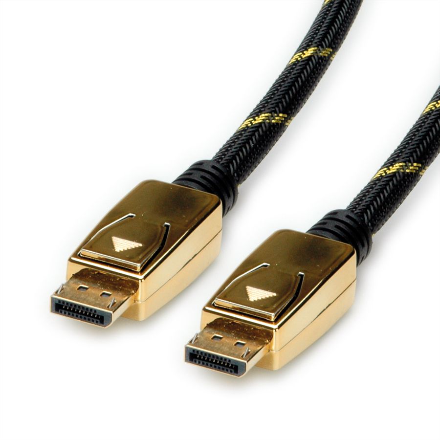 ROLINE GOLD DisplayPort Cable, DP-DP, M/M, 10 m