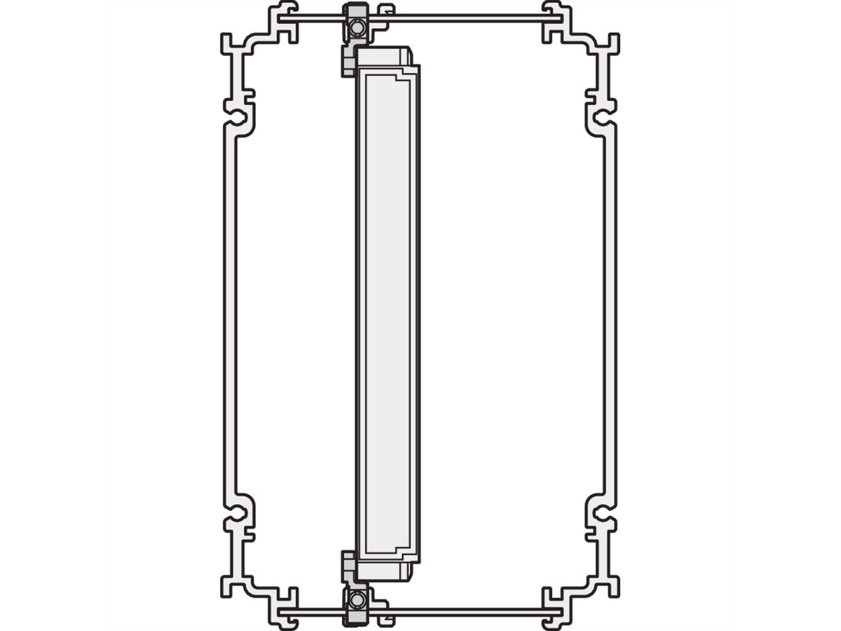 SCHROFF Frame Type Plug-In Unit PCB Mounting Support from Slot 2 on, 5 Pairs