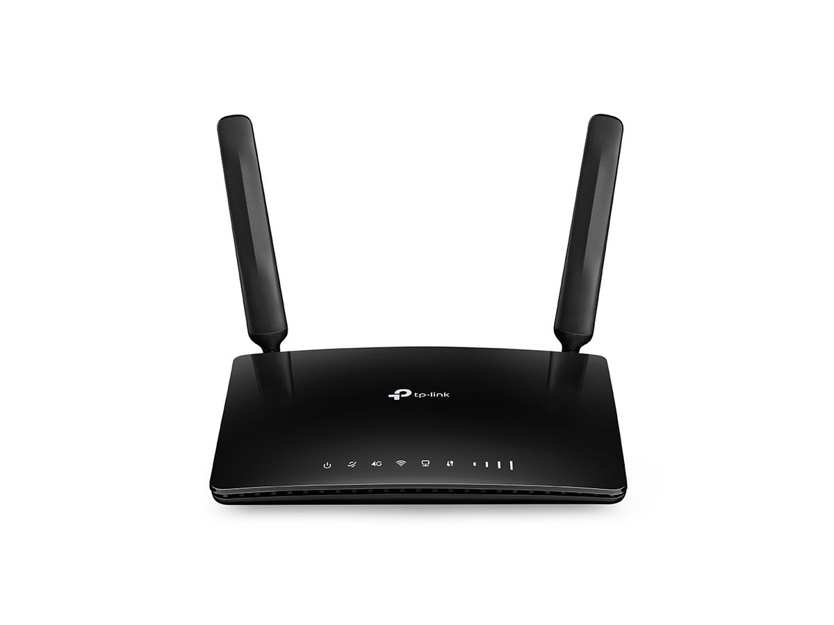 TP-LINK ARCHER MR400 Dual-band (2.4 GHz / 5 GHz) Fast Ethernet 3G 4G Zwart draadloze router