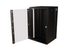 ROLINE 19-inch wall-mounted housing Pro 20 U, 600x600 WxD two-piece swivelling black