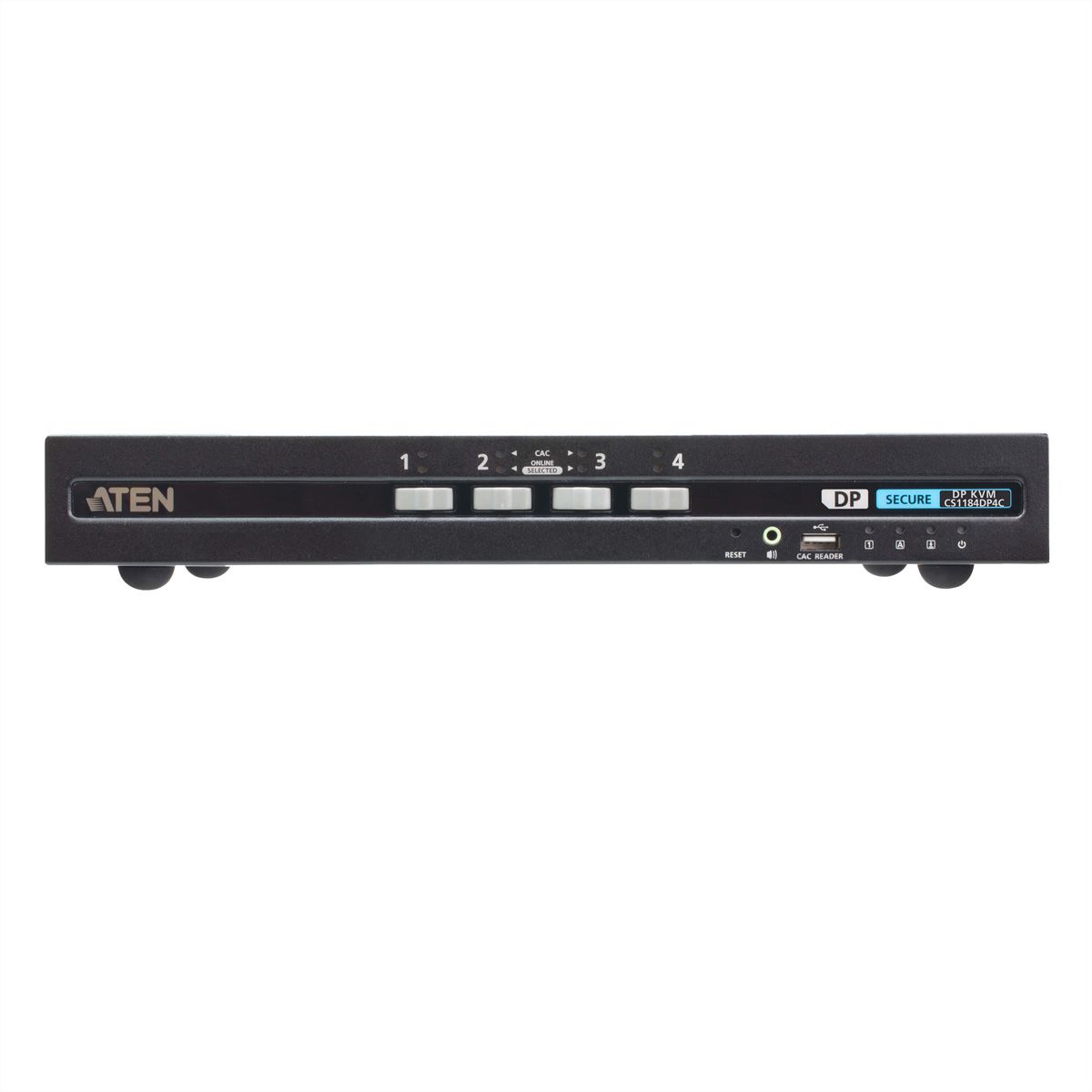 ATEN CS1184DP4C 4-Poorts USB DisplayPort Secure KVM Switch met CAC