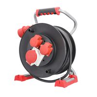 BACHMANN professional CEE cable reel 3xCEE7/3 H07RN-F 3G1.5mm² 25m