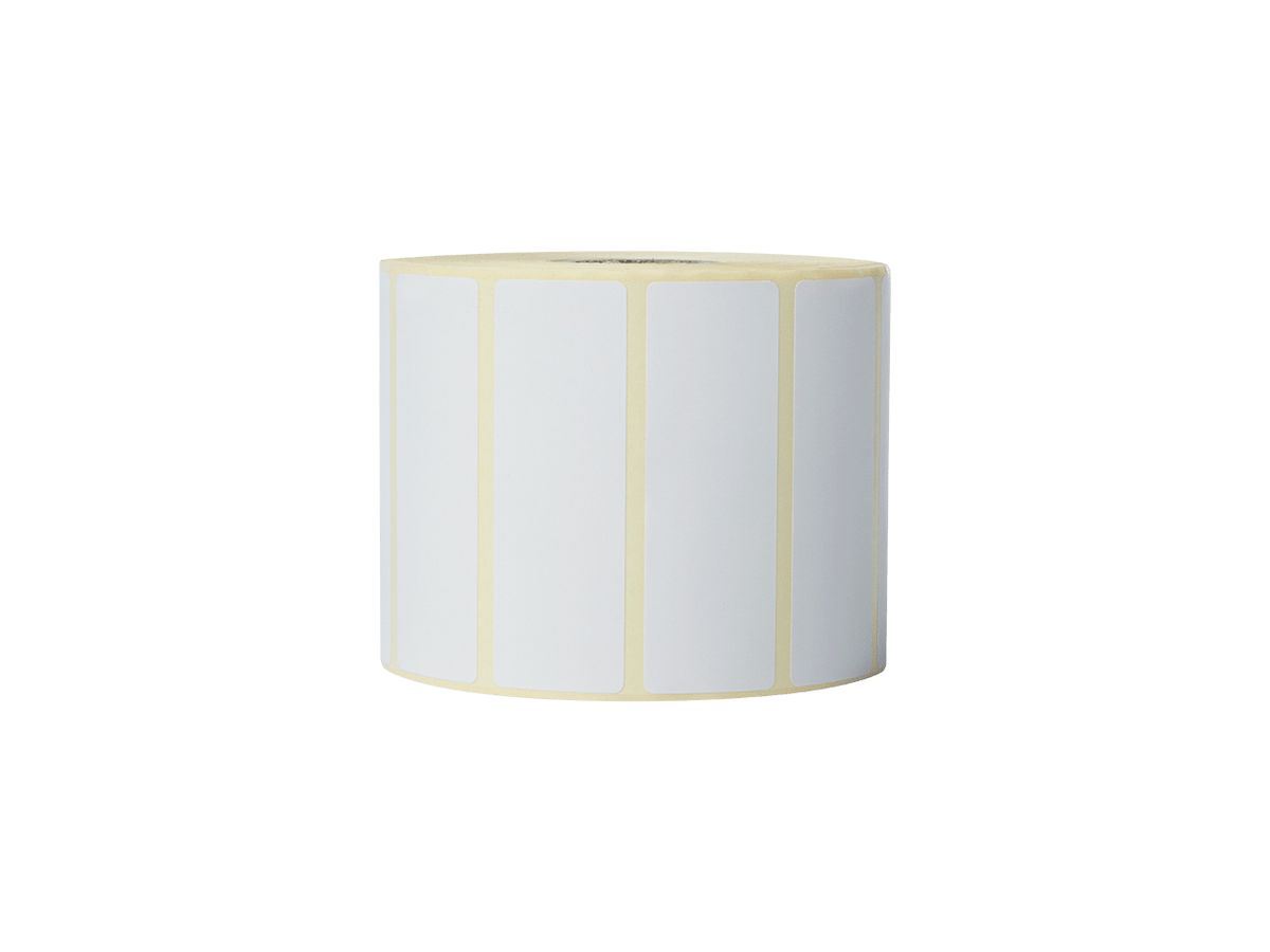 Brother BDE-1J026076-102 printer label White Self-adhesive printer label