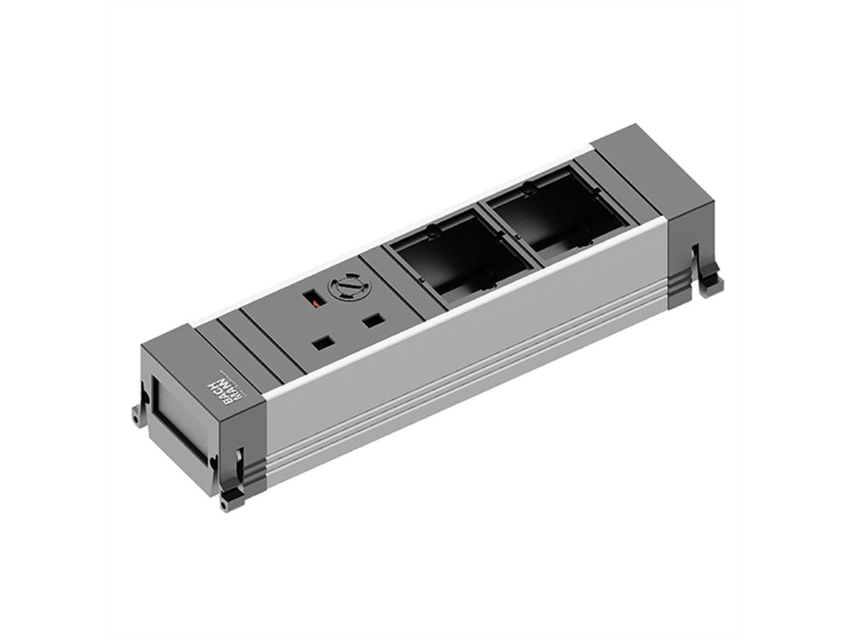 BACHMANN POWER FRAME 1xUK 3.15A 90° 2xCM, Current 0.2m GST18 United Kingdom