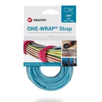 VELCRO® One Wrap® Bindband 13mm x 200mm, 25 stuks, turkoois